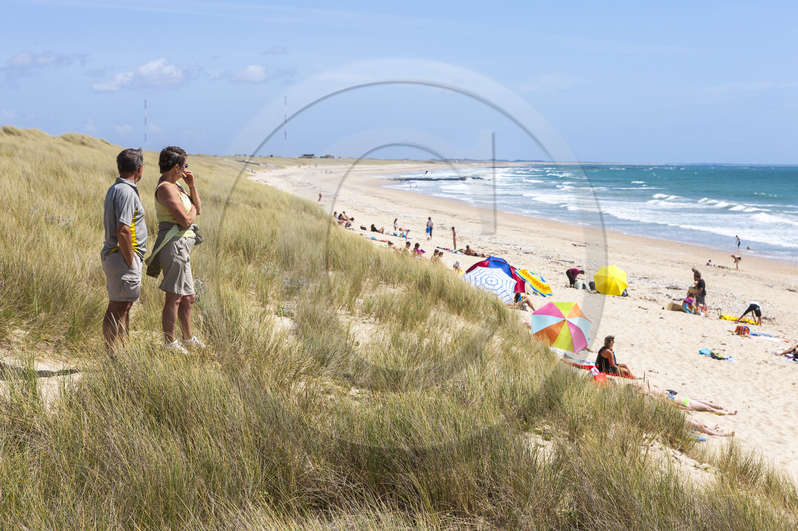 La plage de Lines à Gâvres