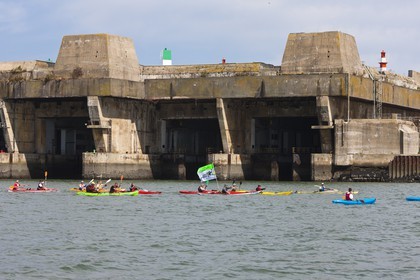 Rando kayak _ passage devant la BSM