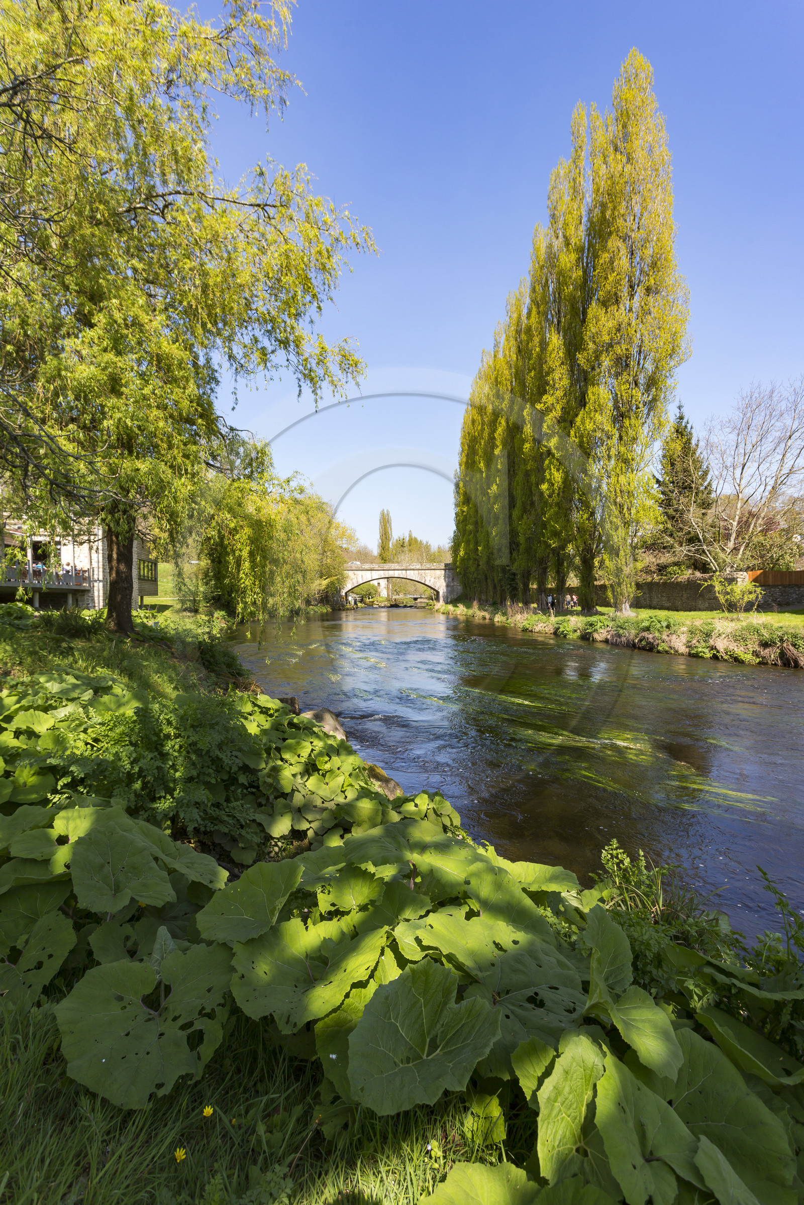 Paysage en bordure du Scorff. Le bas Pont-Scorff