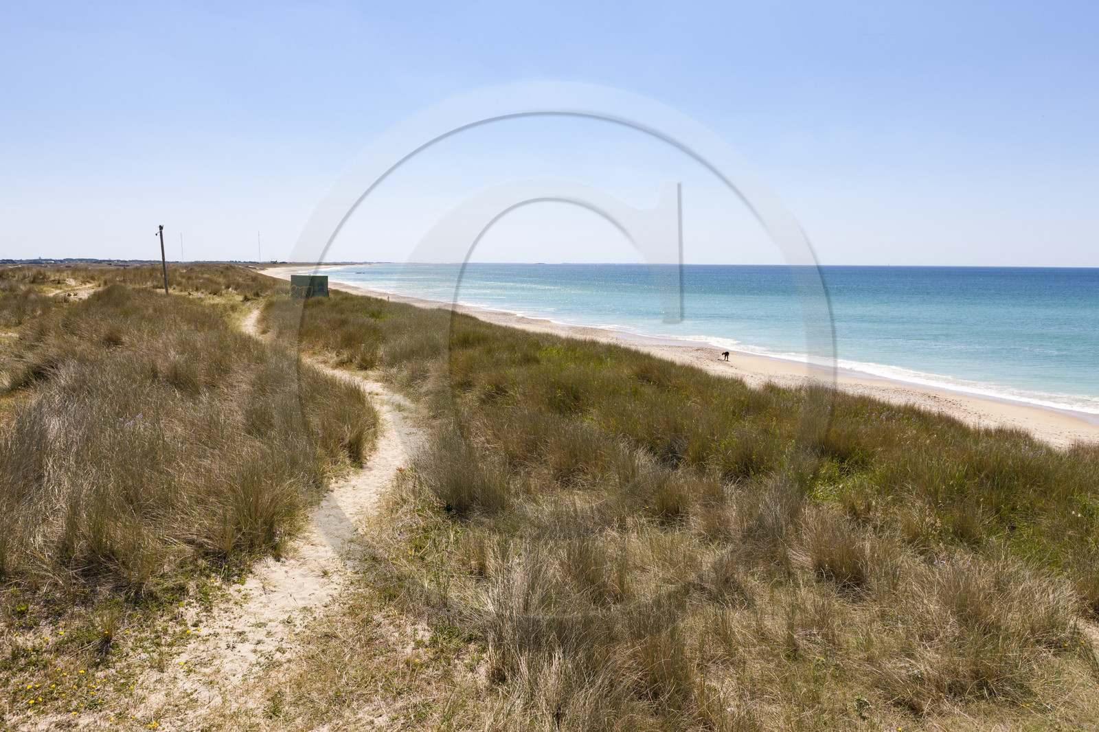 La plage de Lines à Gâvres