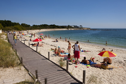 La plage du Stole à Ploemeur