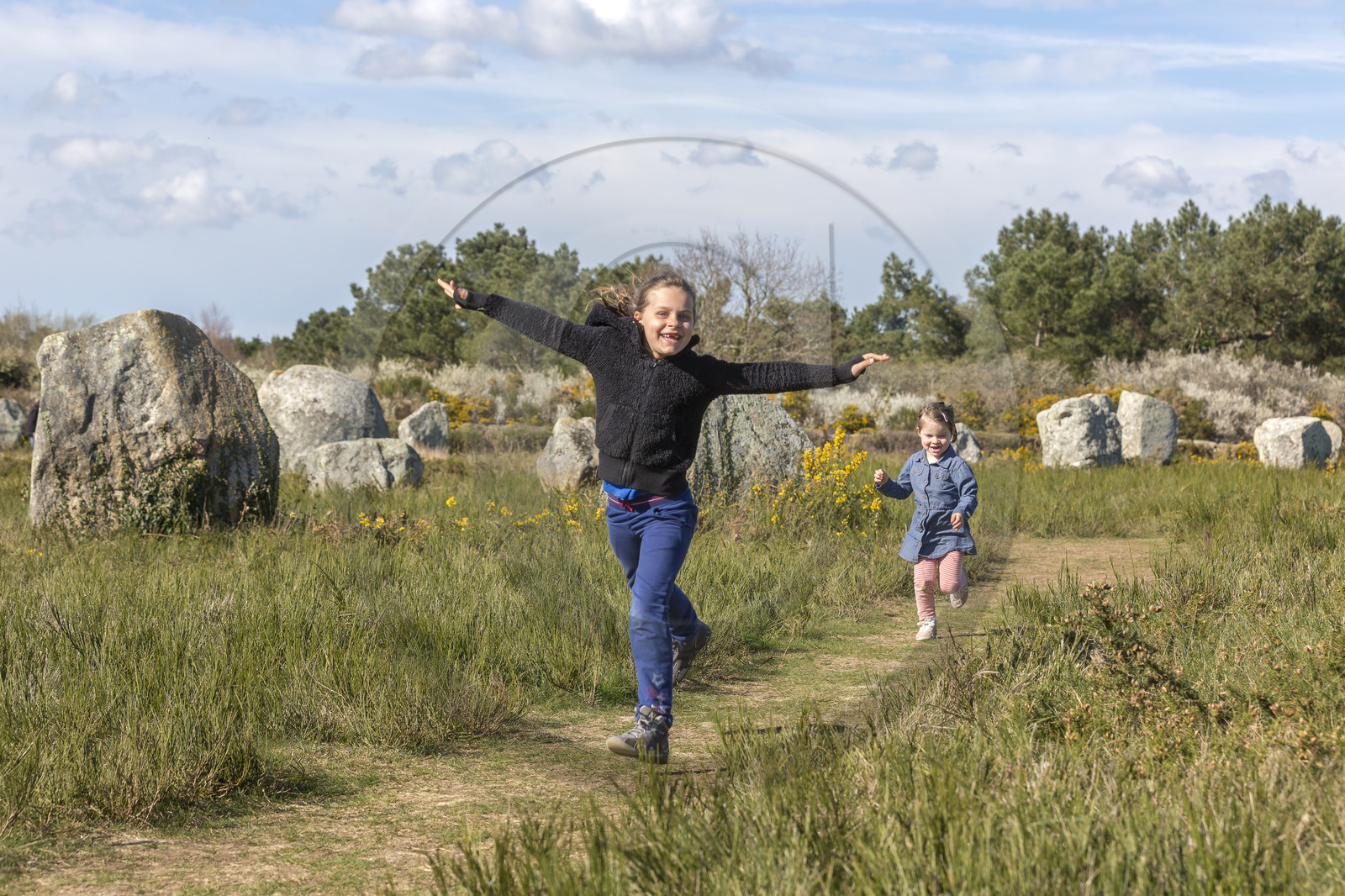 Promenade dans les alignements du Ménec à Carnac