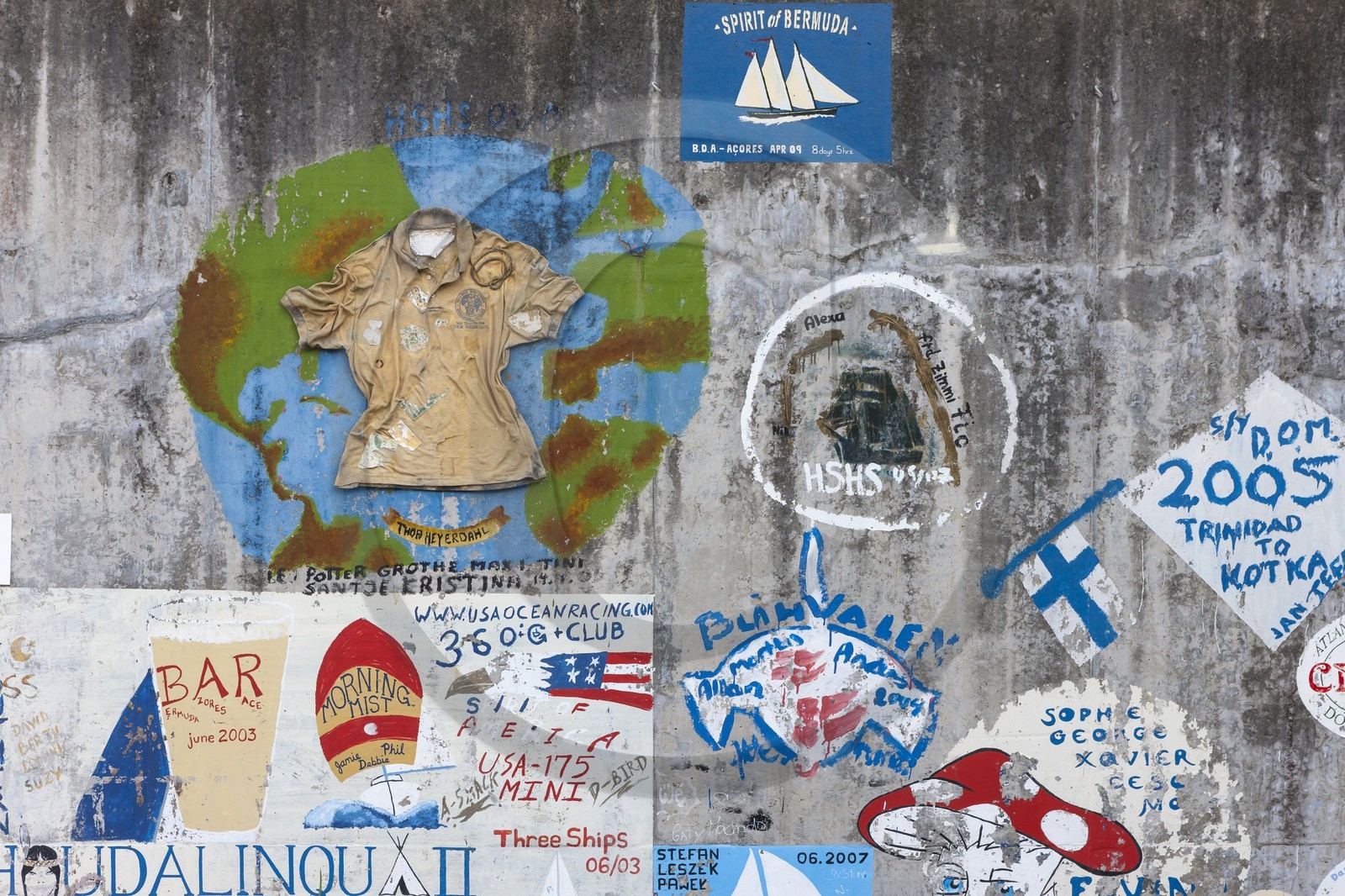 Le port d' Horta_Faial_Archipel des Açores