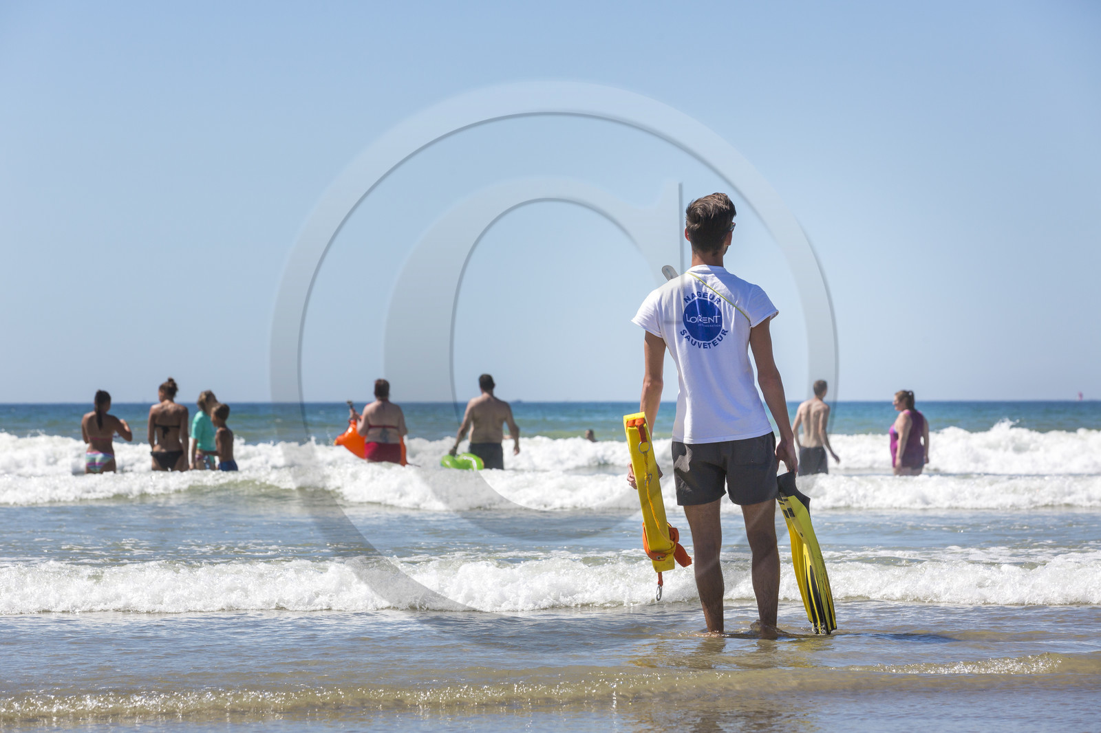 Surveillance des plages. Ploemeur