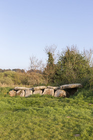 L'allée couverte de Kerguntuil à Trégastel.