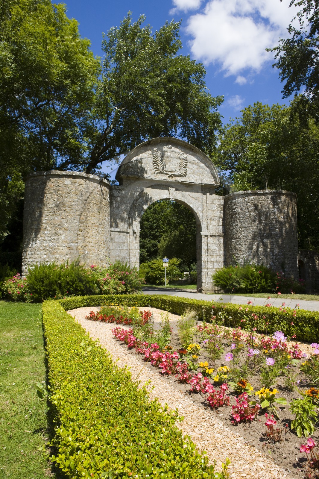 Entrée du parc de Kéravéon à Erdeven