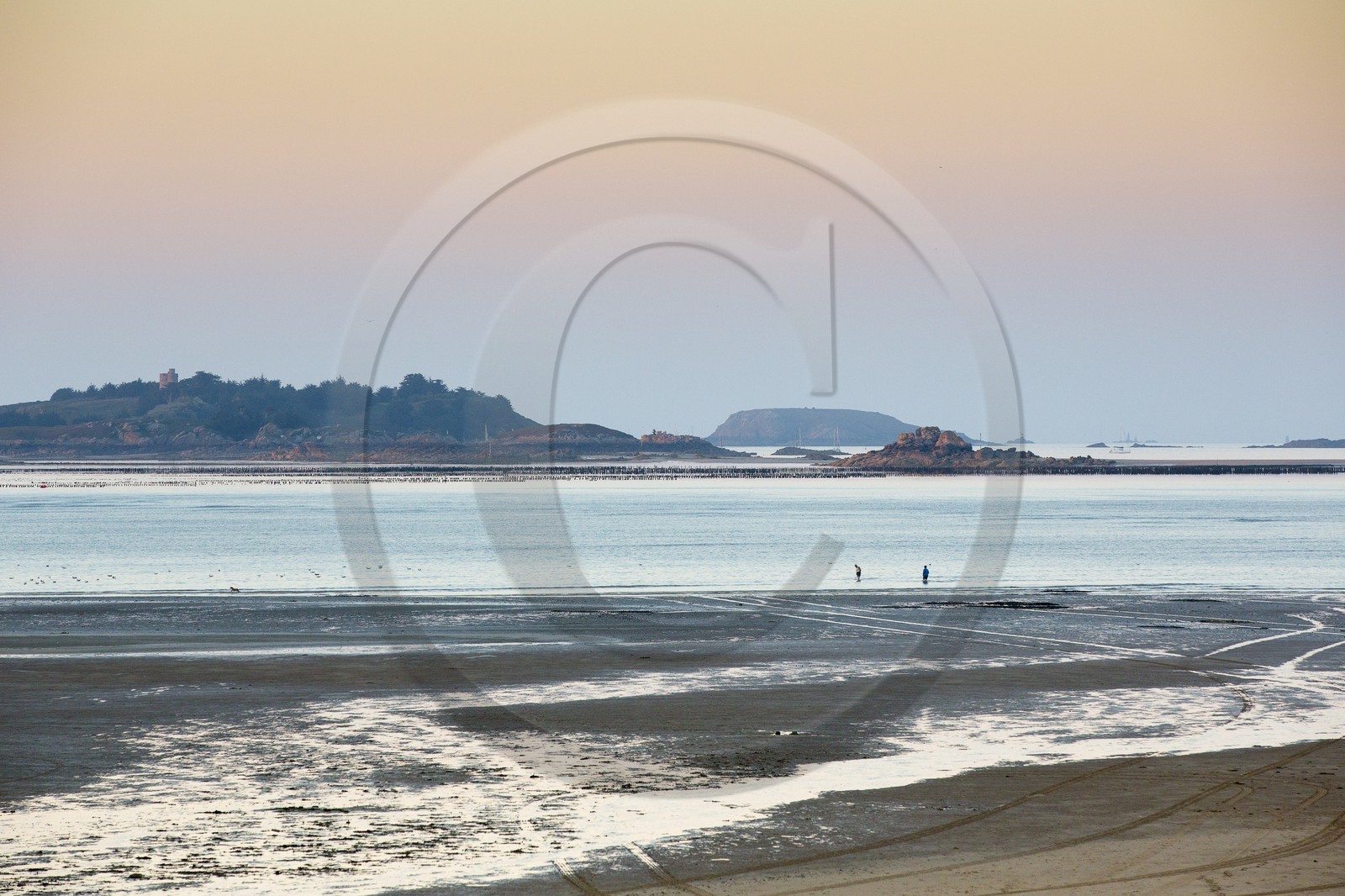 Pointe du châtelet sur la commune de St Jacut de la mer ( 22 )