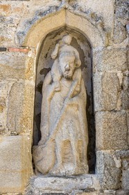 La statue de Saint-Christophe à Saint-Jacut de la Mer ( 22 ).