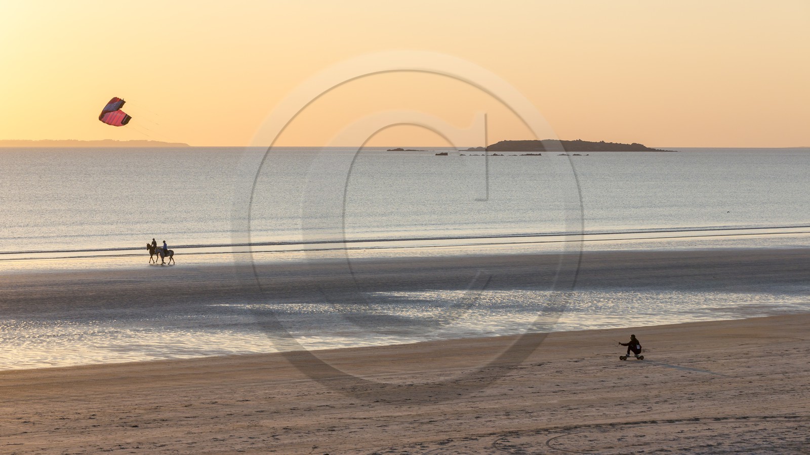 La plage de la Guérite à Plouharnel