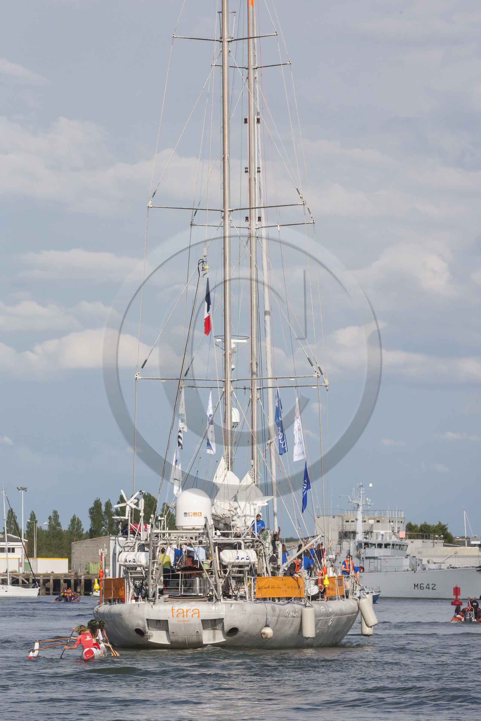 Départ du Tara le 28 Mai 2016 _ Port de Lorient.