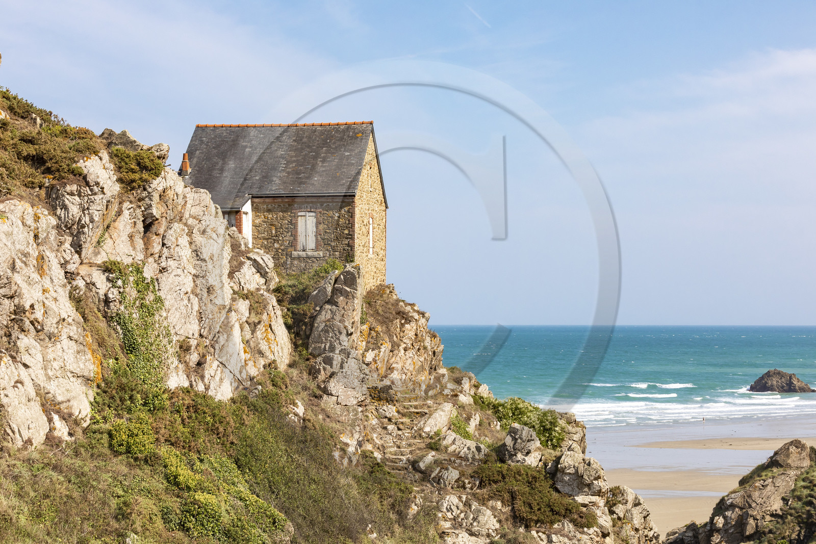 La plage Bonaparte à Plouha