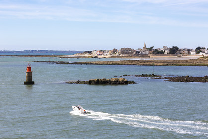Rade de Lorient. Vue depuis Port-Louis
