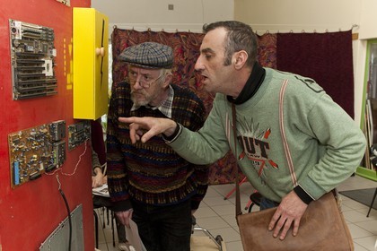 Répétition de théatre pour Solid'art.