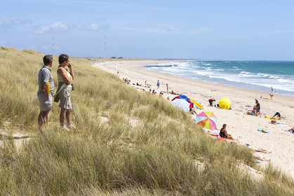 La plage de Lines à Gâvres