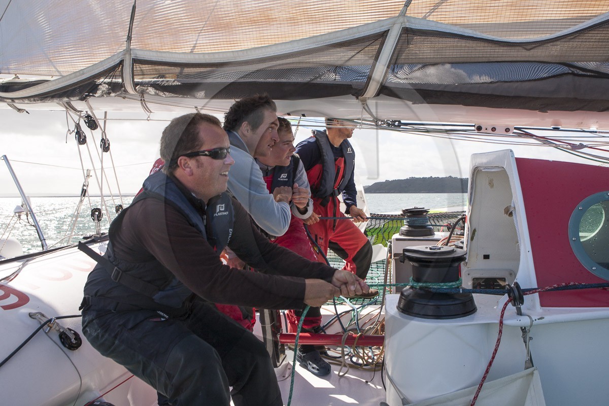 Multicoque Actual Skippé par Yves Le Blévec - Trophée Prince de Bretagne _ Saint-Quay-Portrieux