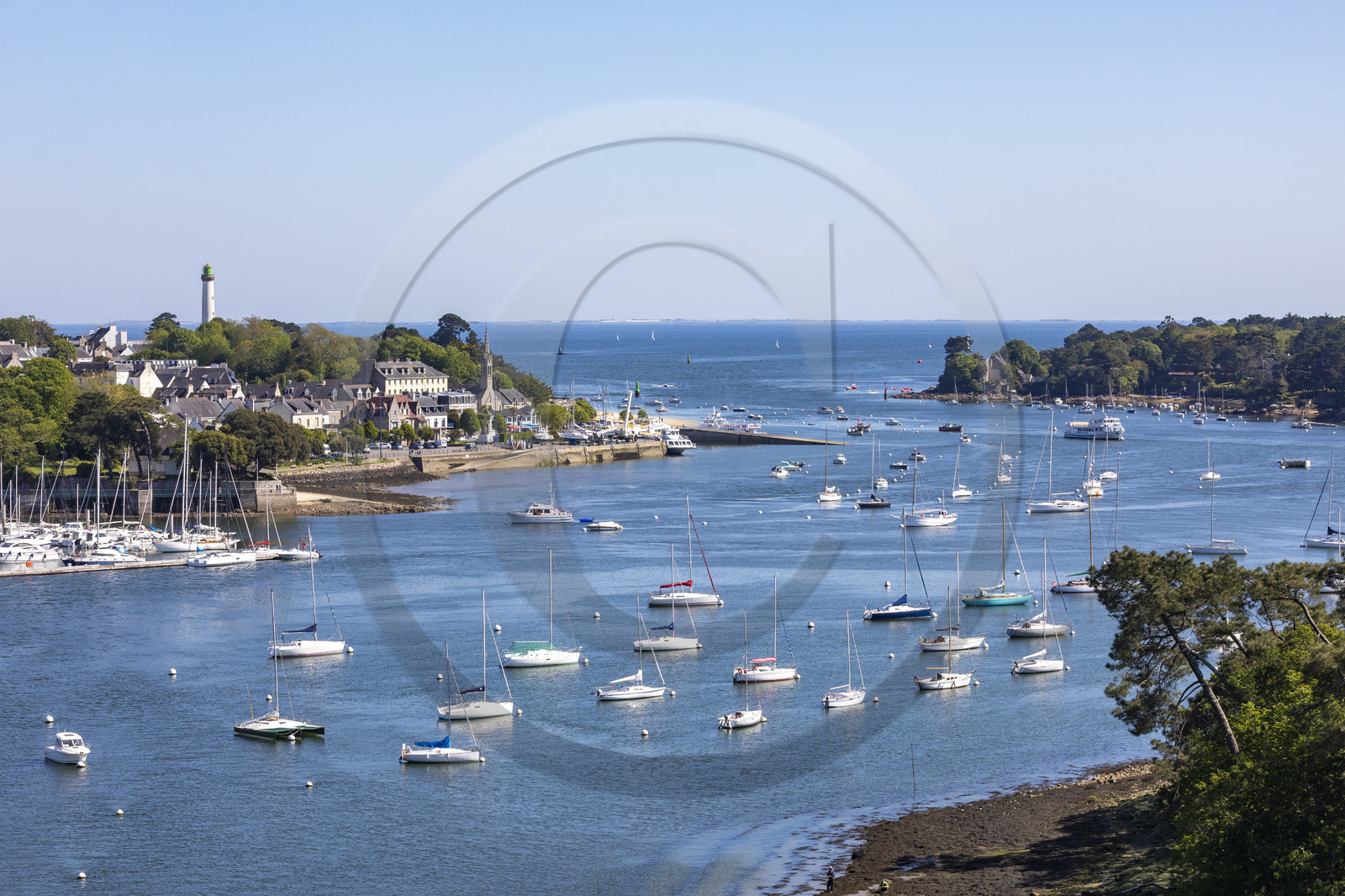 Vue de l'estuaire de l'Odet _ Bénodet