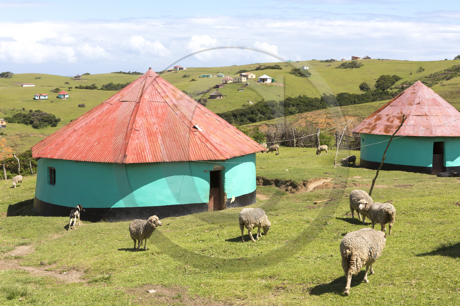 Village Xhosa de Bulungula en Afrique du Sud