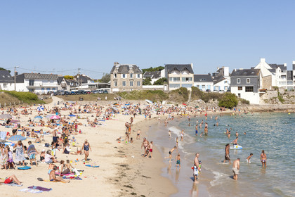 La plage du Pérello à Ploemeur