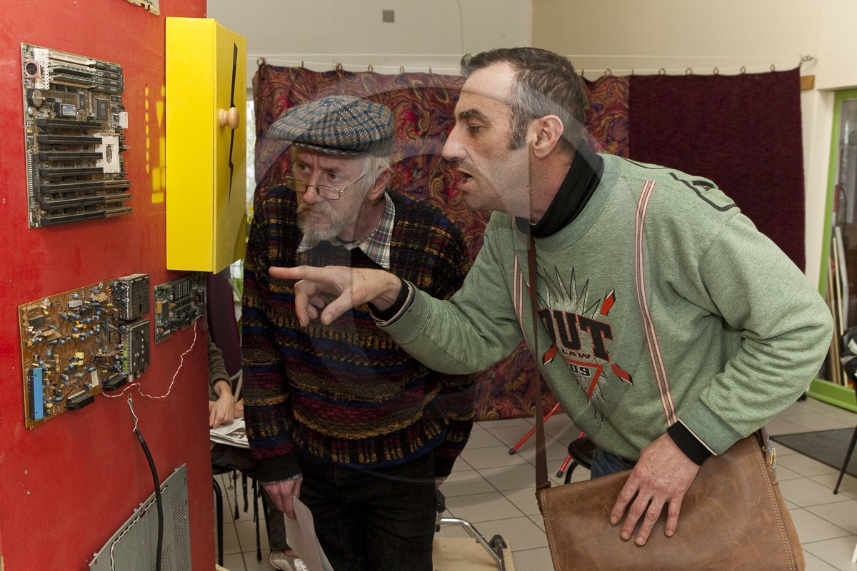 Répétition de théatre pour Solid'art.