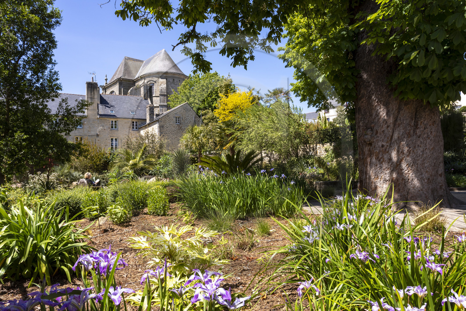 Jardin de la retraite à Quimper