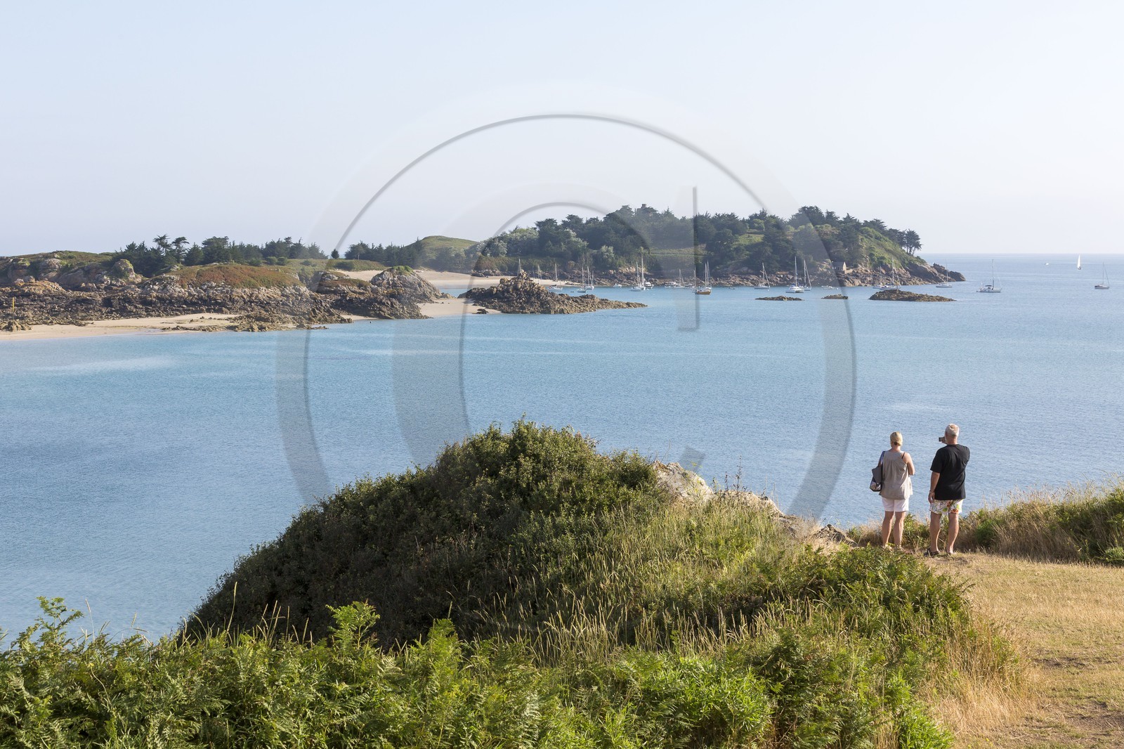 L' Archipel des Ebihens depuis la pointe du Chatelet