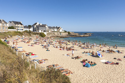 La plage du Pérello à Ploemeur