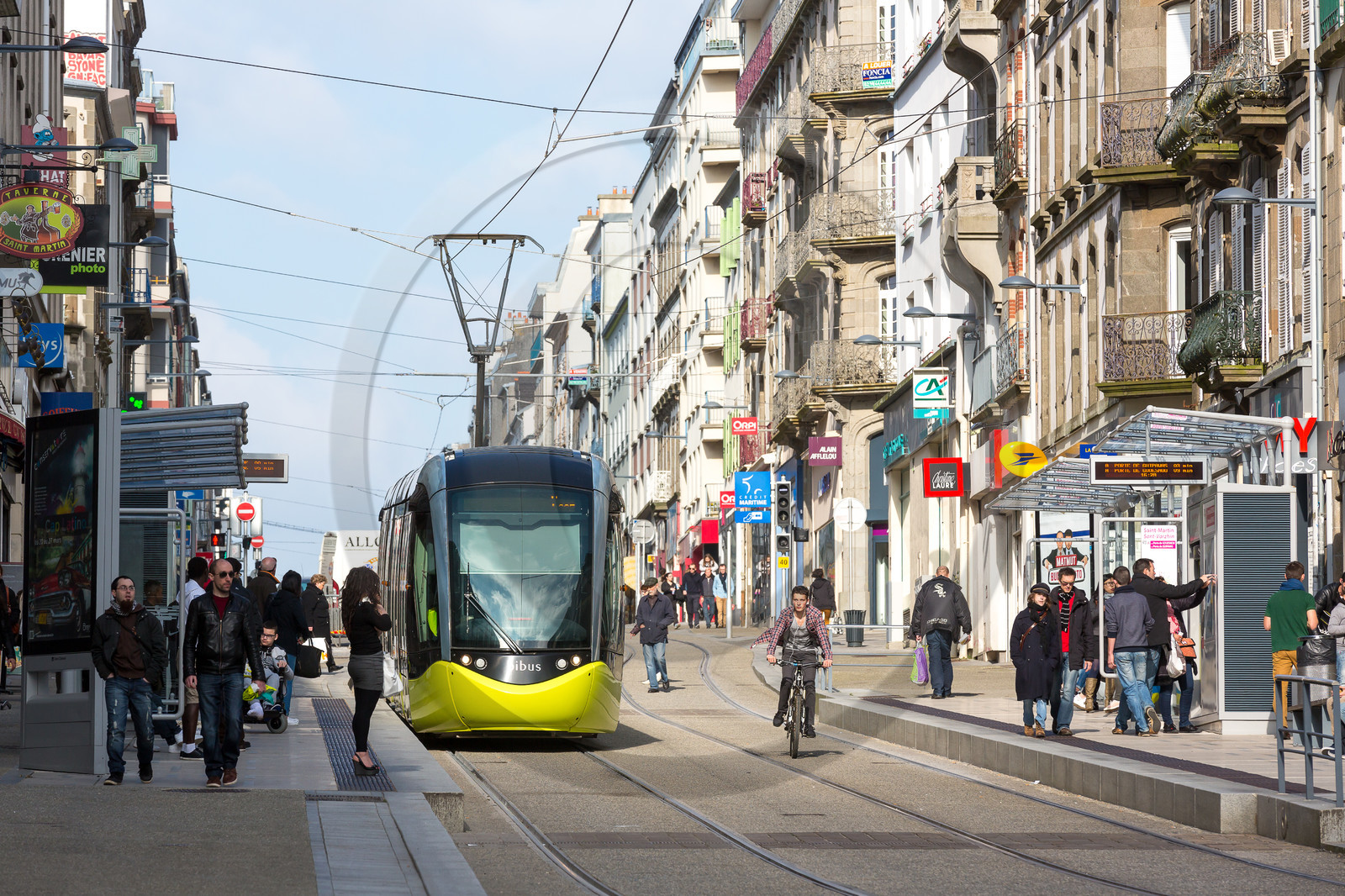 Rue Jean Jaures à Brest