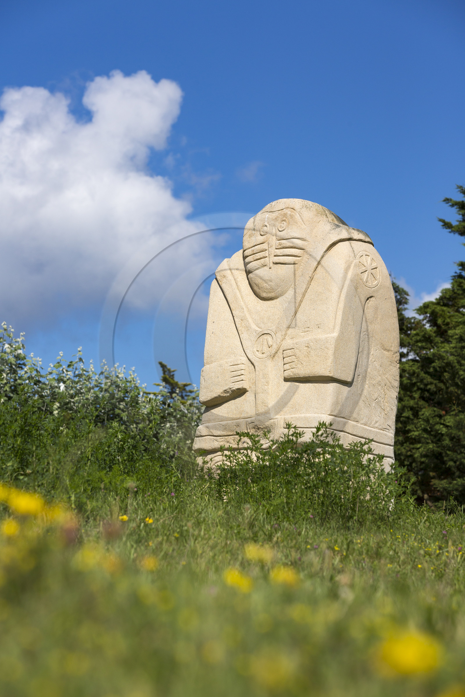 Sculpture du peuple des dunes _ Gavres