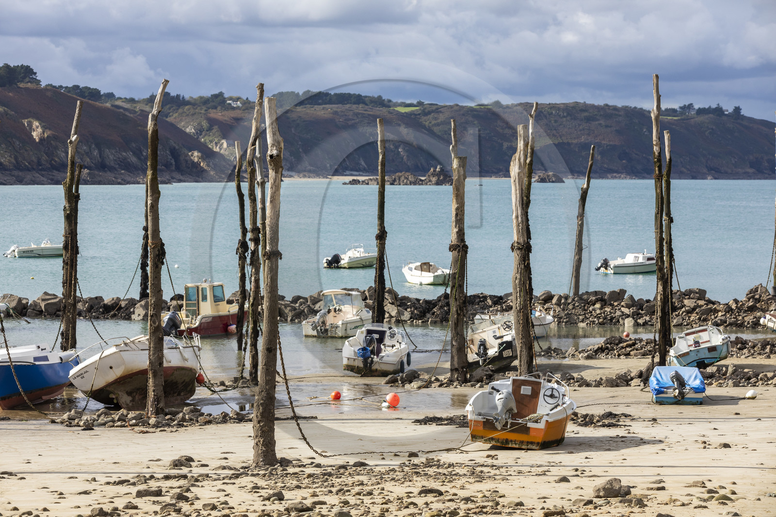 Le port de Gwin Zégal à Plouha