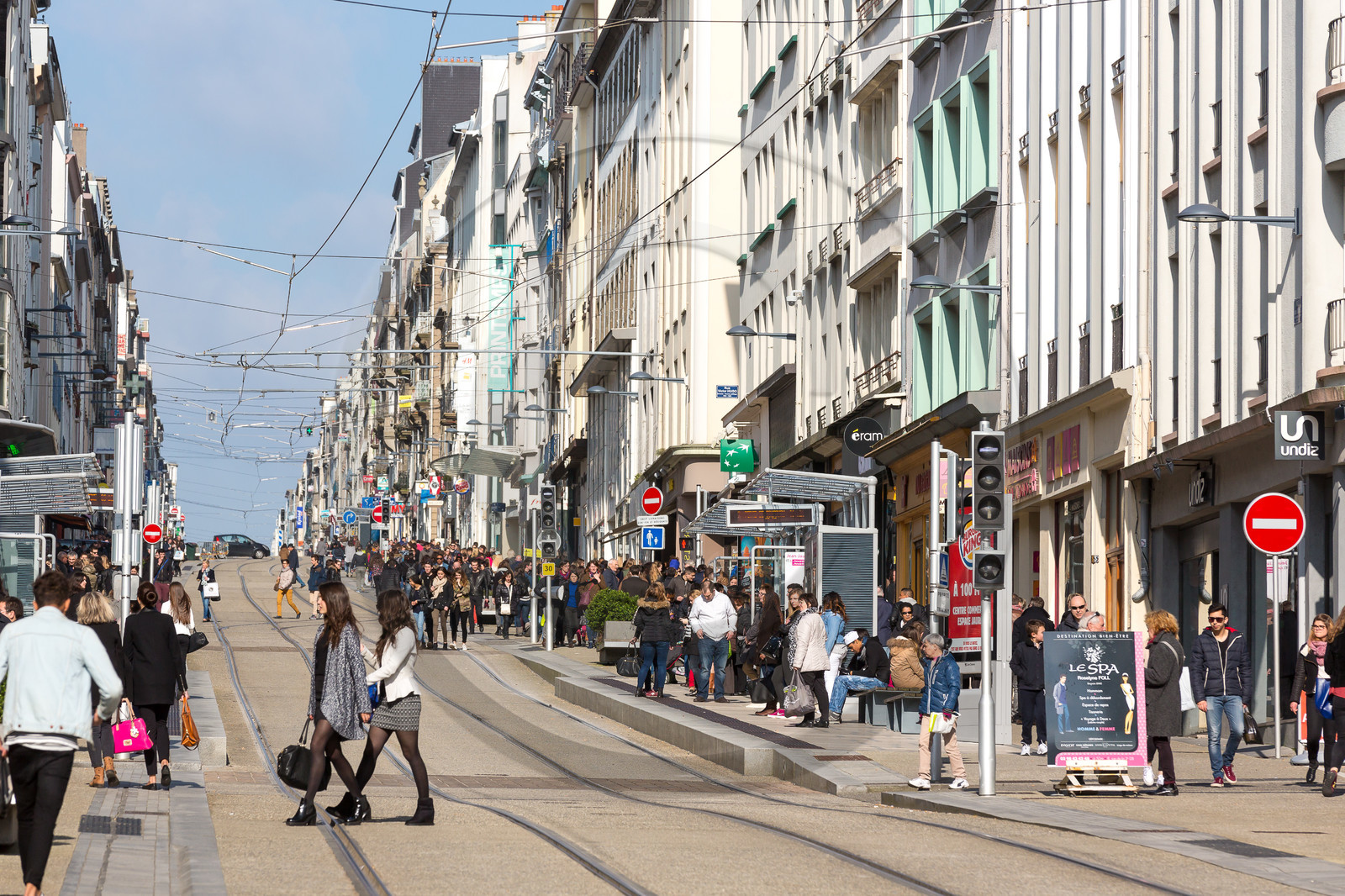 Rue Jean Jaures à Brest