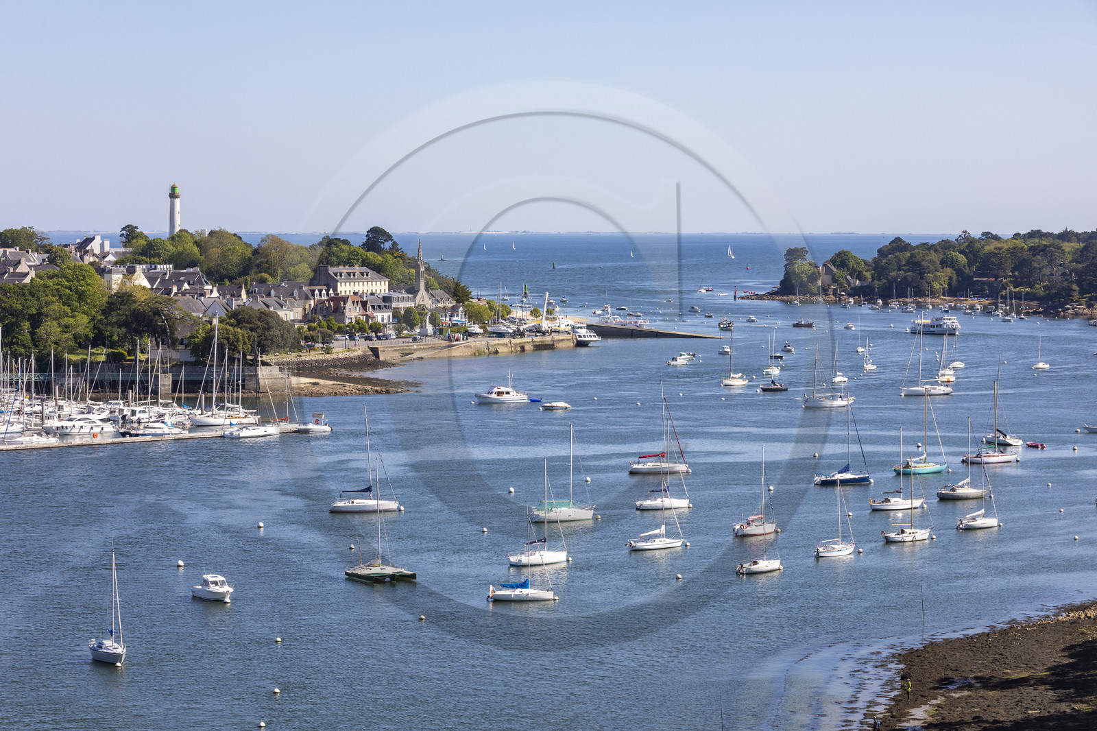 Vue de l'estuaire de l'Odet _ Bénodet