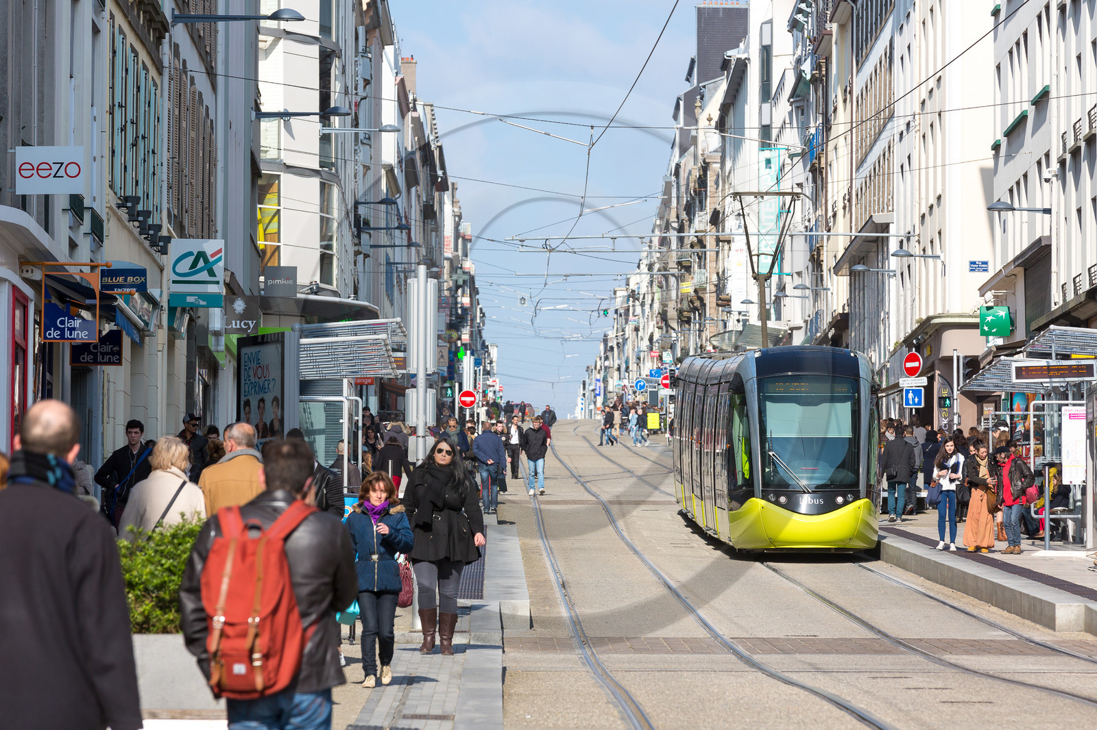 Rue Jean Jaures à Brest