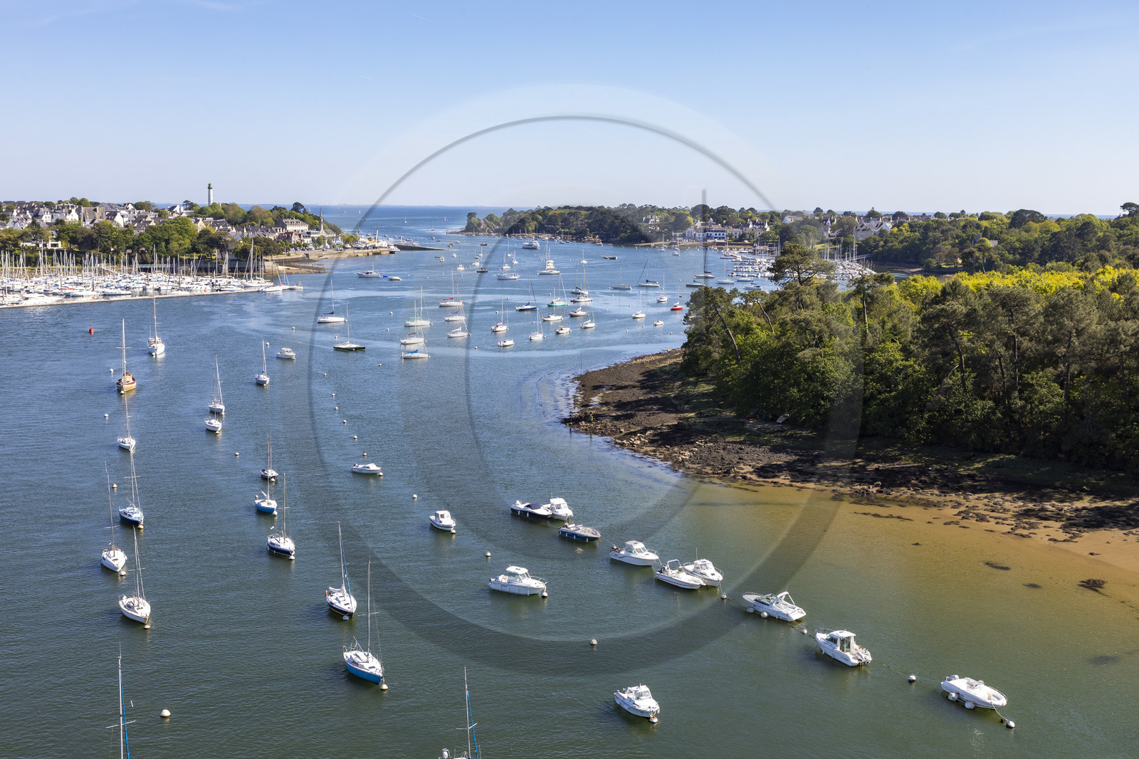 Vue de l'estuaire de l'Odet _ Bénodet