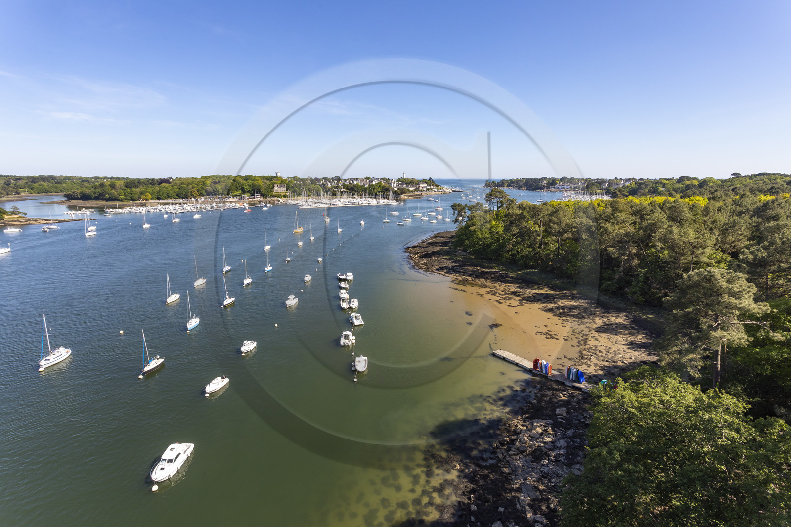 Vue de l'estuaire de l'Odet _ Bénodet