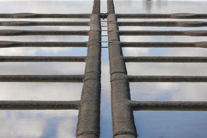 Les marais salant du site de Kervillen. La Trinite sur mer