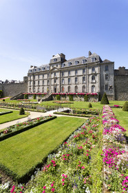 Le jardin et le château de l'Hermine à Vannes