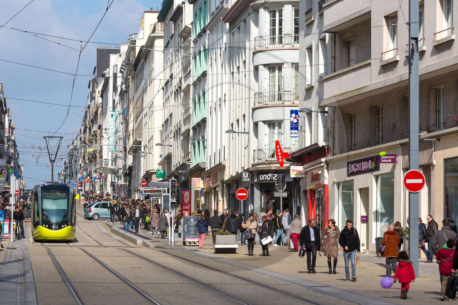 Rue Jean Jaures à Brest
