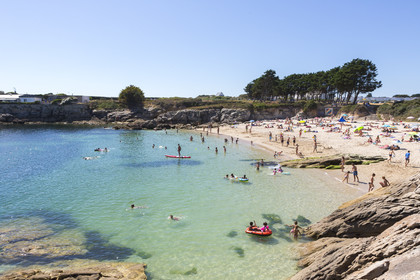 La plage du Pérello à Ploemeur.