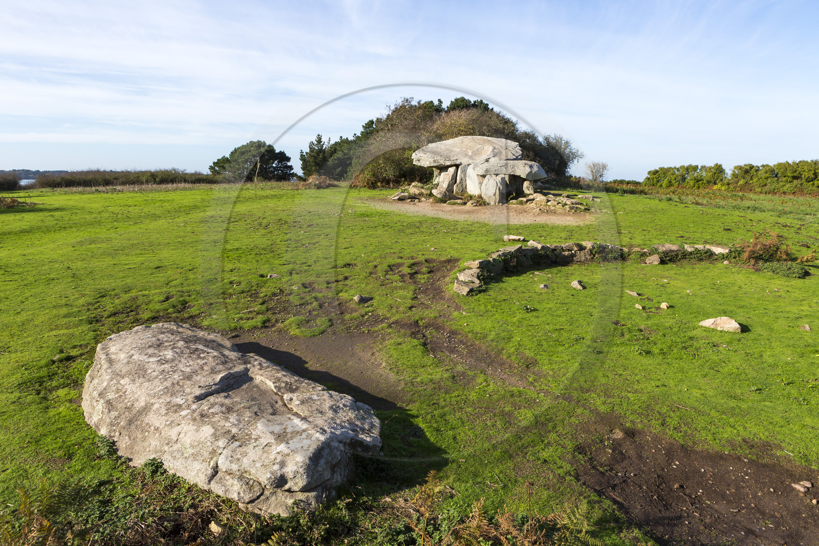Dolmen de PenHap sur l'ile aux moines