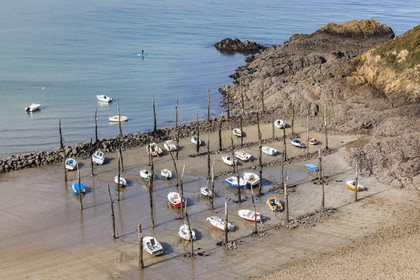 Le port de Gwin Zégal à Plouha
