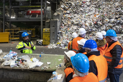 Centre de tri des déchets de Caudan