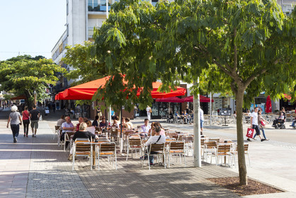La place Aristide Briand à Lorient