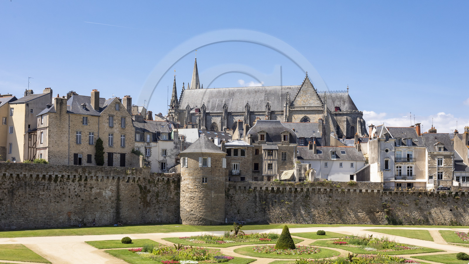 Le jardin des remparts à Vannes