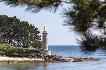 Le phare de Coq situé sur la rive gauche de l'Odet