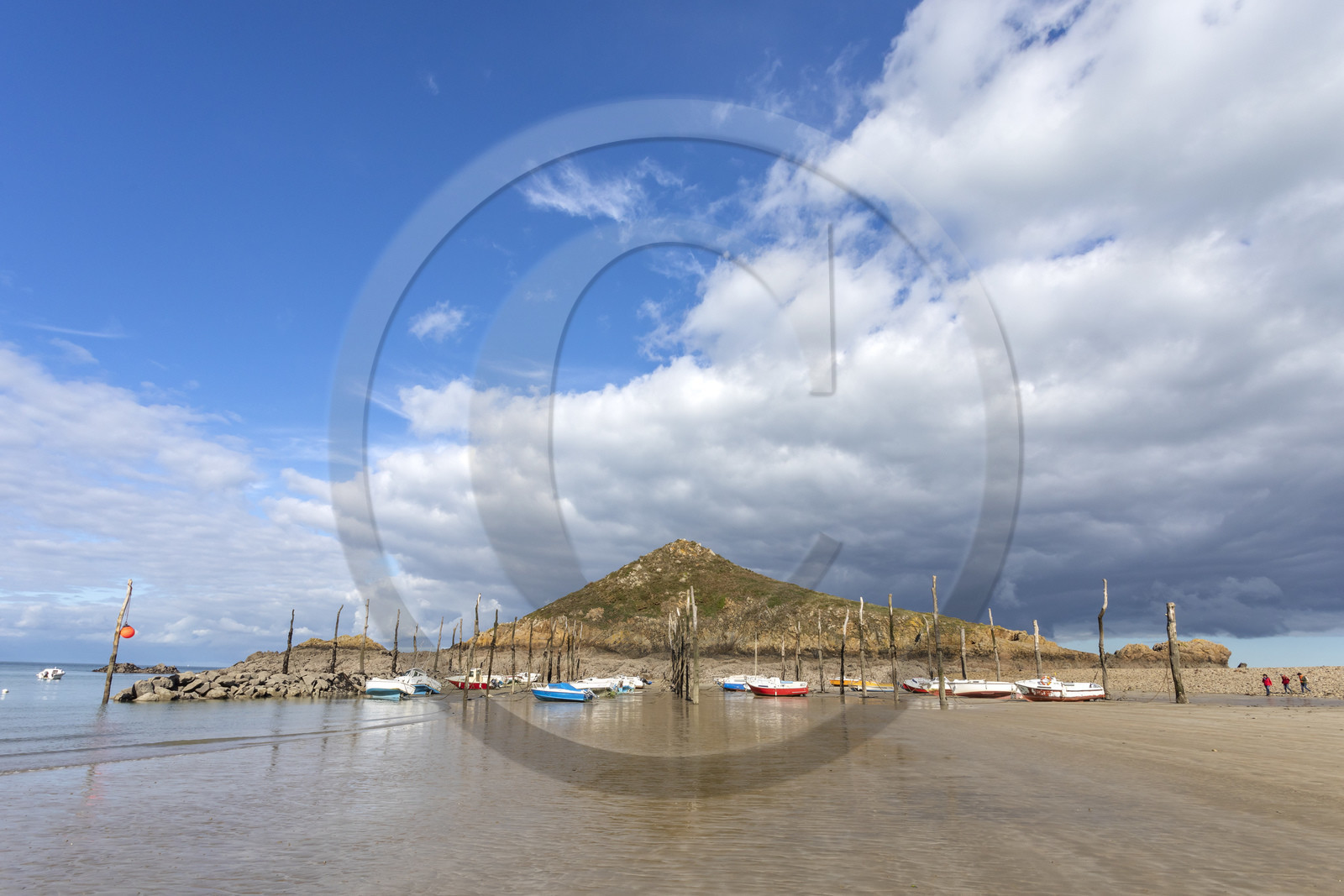 Le port de Gwin Zégal à Plouha