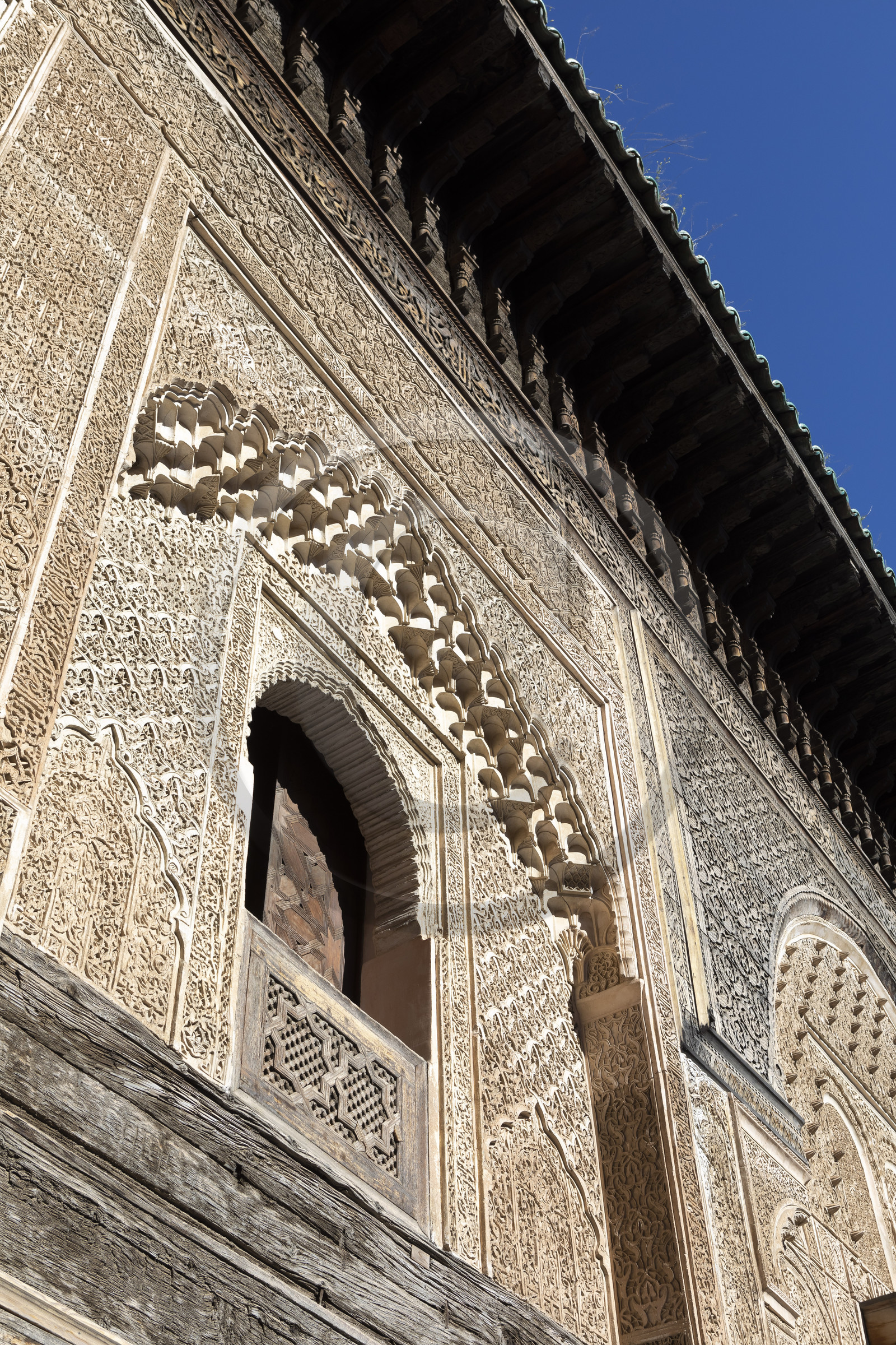 La Medersa Bou Inania dans la Médina de Fès au Maroc.