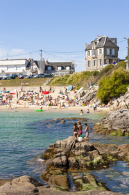 La plage du Pérello à Ploemeur