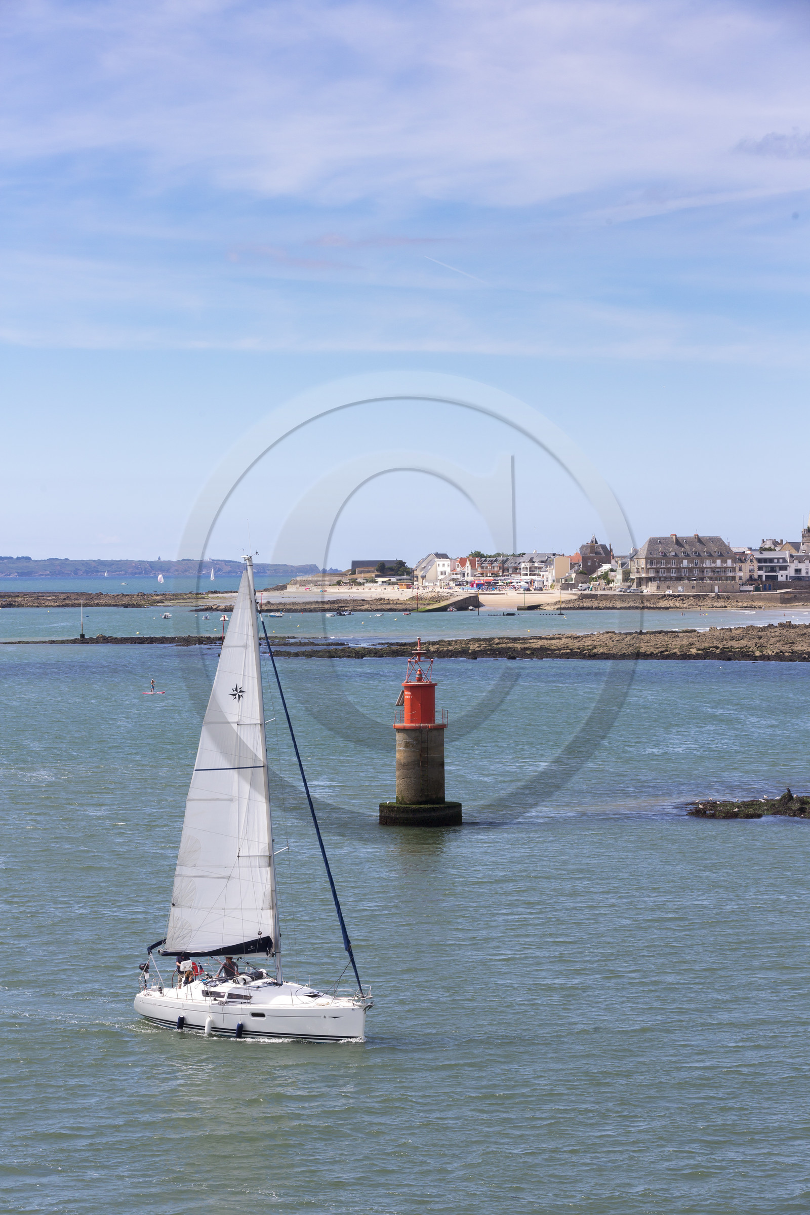 Rade de Lorient. Vue depuis Port-Louis