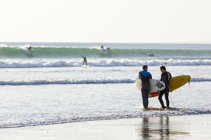 Surf sur la plages du Loch à Guidel