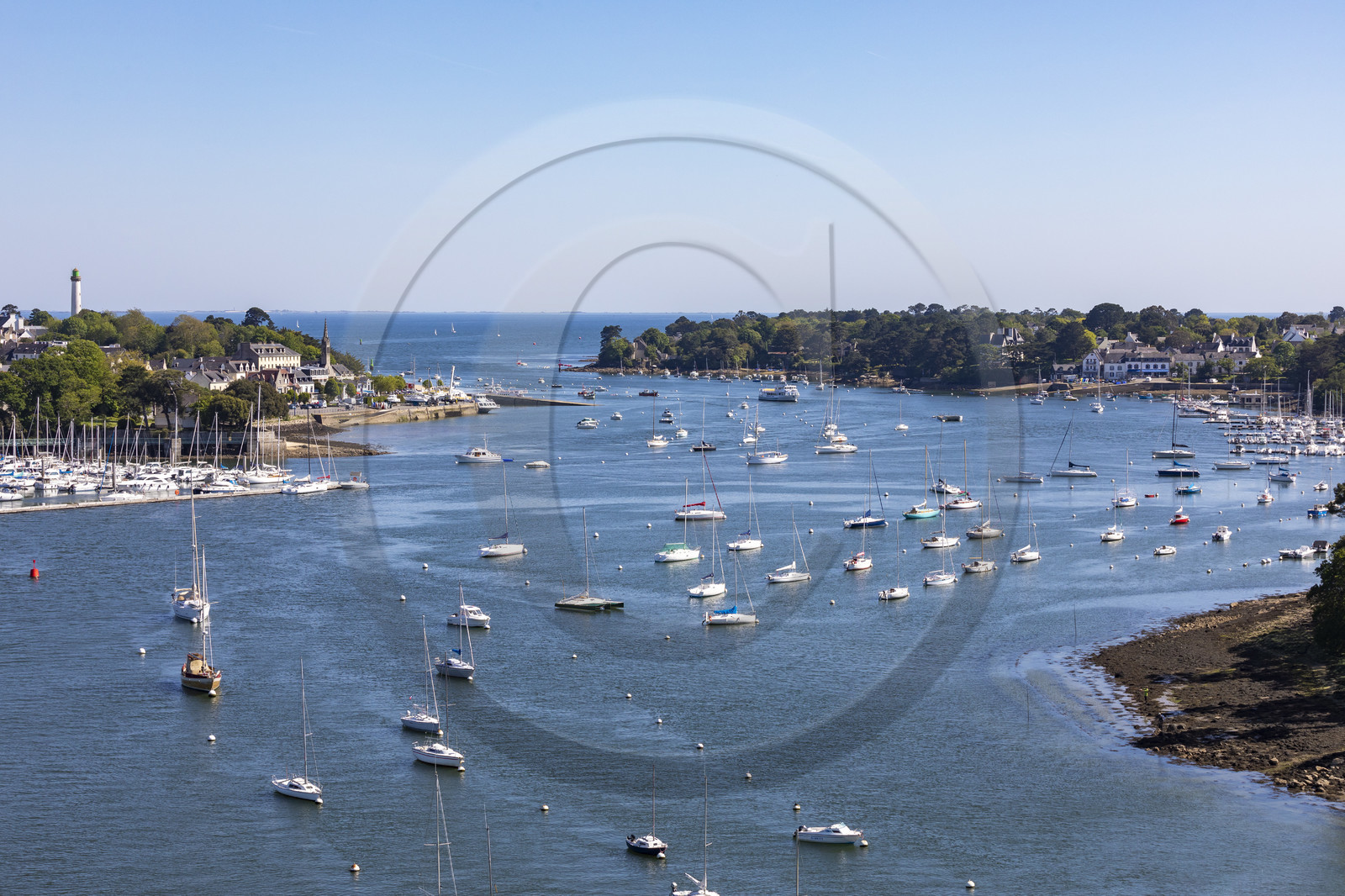 Vue de l'estuaire de l'Odet _ Bénodet